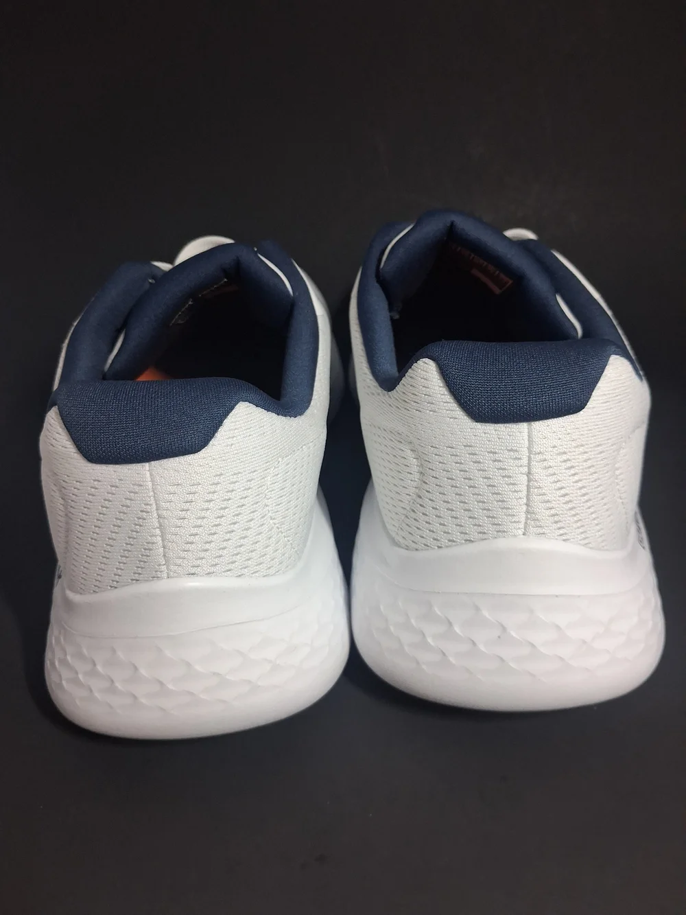 Men's Skechers White Mesh Athletic Sneaker